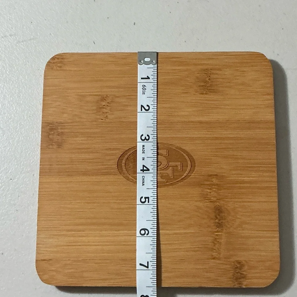 Bamboo Coaster with Logo